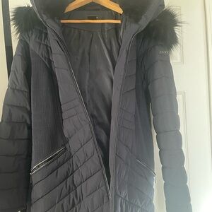 Dark navy DKNY winter jacket